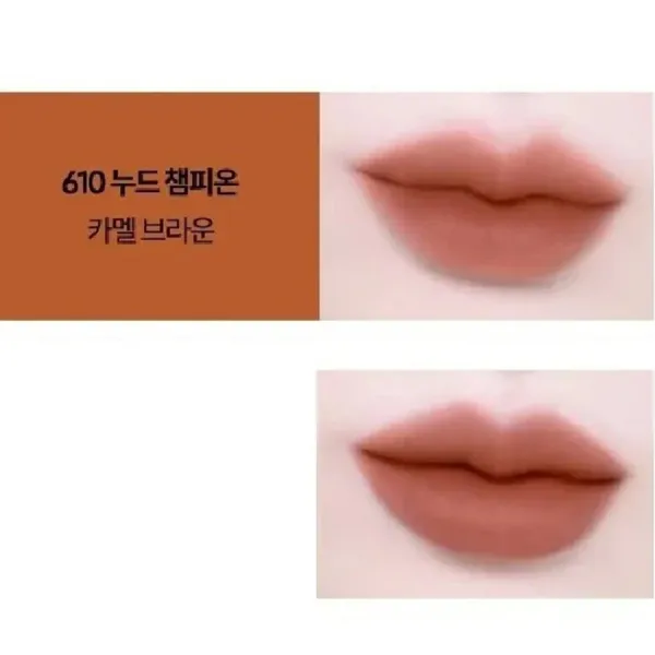 Son Kem Yves Saint Laurent YSL Lovenude Lip Stain 610 Nude Champion Lipstick Màu Nâu Nude 6ml