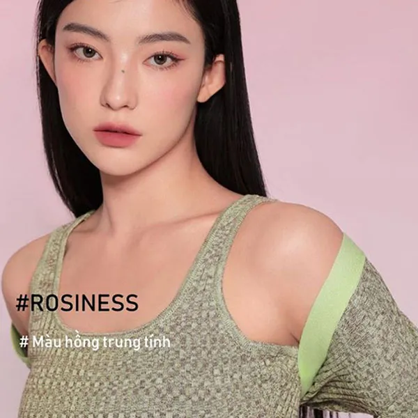 Son Lì 3CE Blur Matte Lipstick Rosiness Màu Hồng Khô
