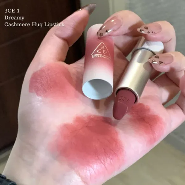 Son Lì 3CE Cashmere Hug Lipstick 10 Dreamy Màu Hồng Nâu 3.5g