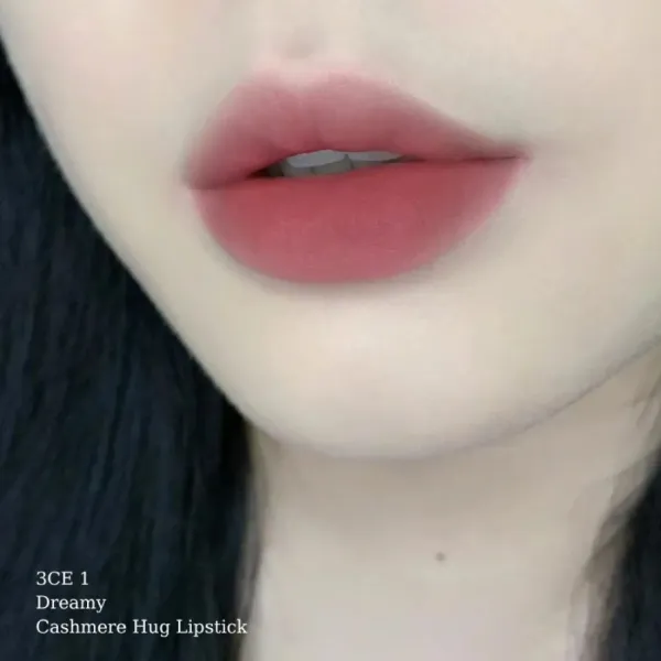 Son Lì 3CE Cashmere Hug Lipstick 10 Dreamy Màu Hồng Nâu 3.5g