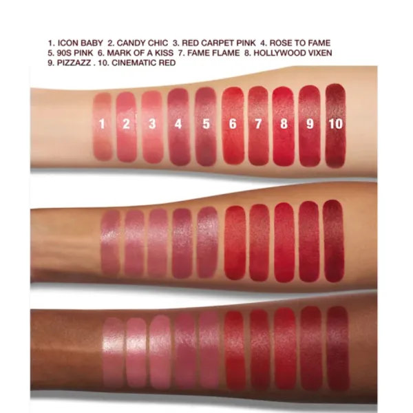 Son Lì Charlotte Tilbury Matte Revolution Cinematic Red Màu Đỏ Anh Đào 3.5g