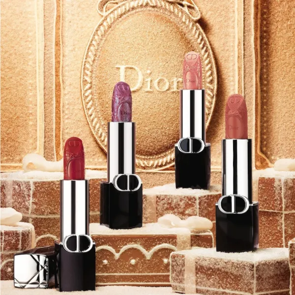 Son Lì Dior Rouge Satin Holiday Limited 720 Icone Màu Hồng Gỗ