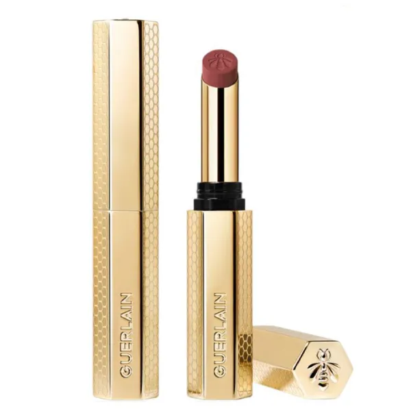 Son Lì Guerlain Kisskiss Honey Infused Intense Lip 396 Peony Kiss Màu Hồng Nâu Đất