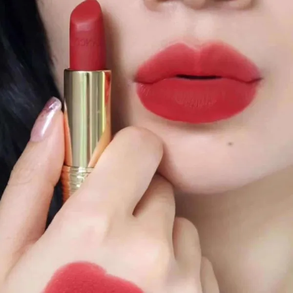 Son Lì Lancôme L’absolu Rouge Drama Matte 158 Red Is Drama Màu Đỏ Cam