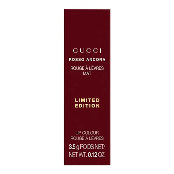 Son Lì Gucci Rouge À Lèvres Mat Lipstick 509 Rosso Ancora Limited Edition Màu Đỏ Đậm