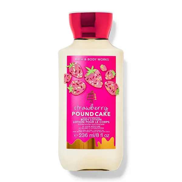 Sữa Dưỡng Thể Bath & Body Works Strawberry Pound Cake Body Lotion 236ml