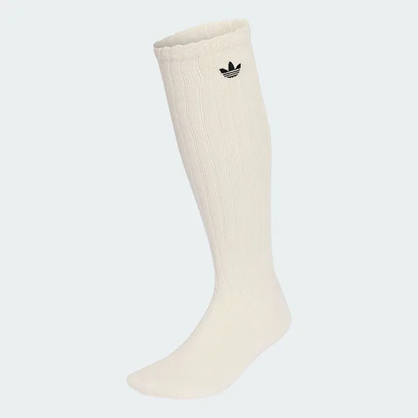 Tất Cao Cổ Nữ Adidas Slouchy High Knee Socks KR1605 Màu Trắng Ngà Size XS