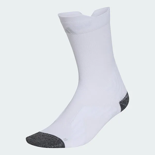 Tất Cao Cổ Unisex Adidas Comfy Running Socks KR8970 Màu Trắng Xám Size S