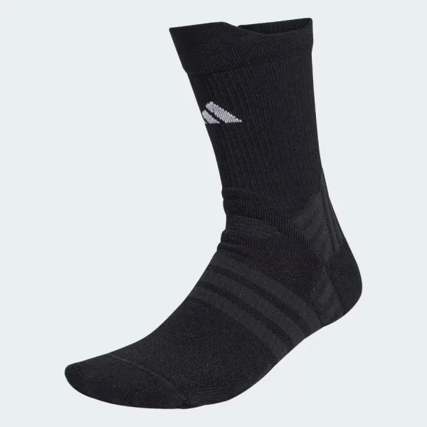 Tất Unisex Adidas Pair Of Mid-Length Tennis Socks With Cushioning KE8875 Màu Đen Size S