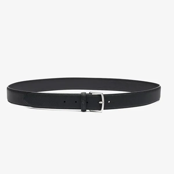 Thắt Lưng Nam Lacoste Men's Piqué-Effect Belt RC4099 - 000 Màu Đen Size 90