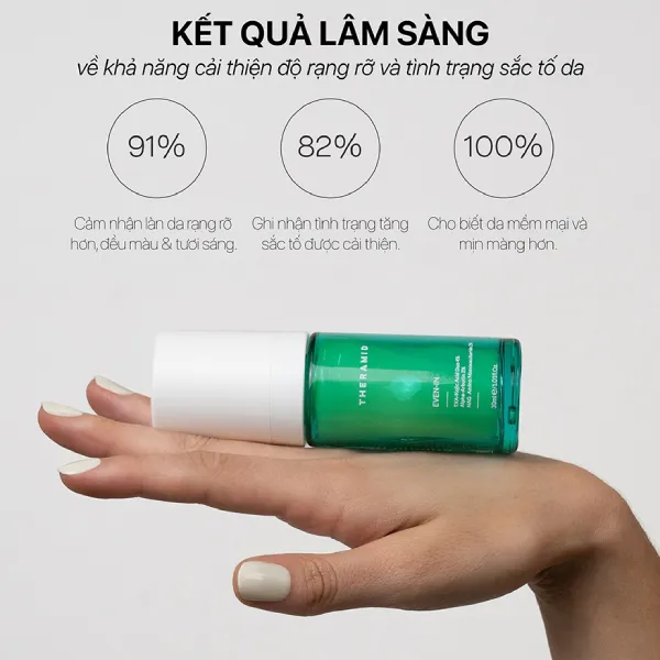 Tinh Chất Hỗ Trợ Giảm Thâm Sạm Và Làm Sáng Da Theramid Even In Serum 30ml