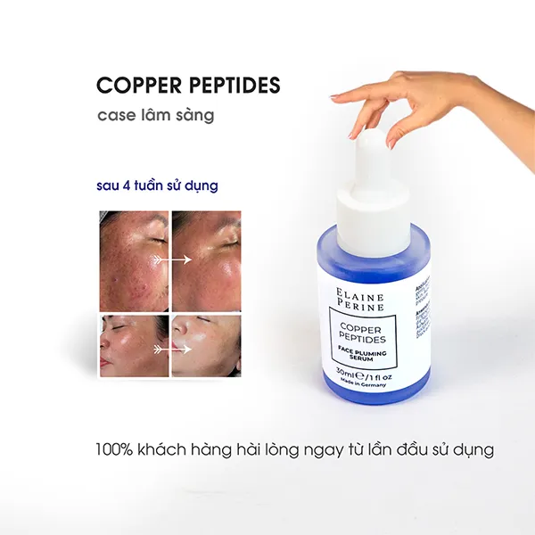 Tinh Chất Phục Hồi Và Trẻ Hóa Làn Da Elaine Perine Copper Peptides 1% Face Plumping 30ml