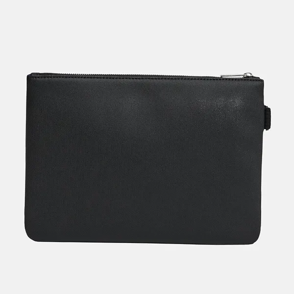 Túi Cầm Tay Nam Lacoste Zip-Closure Pouch With Wrist Strap NH5082 - 000 Màu Đen