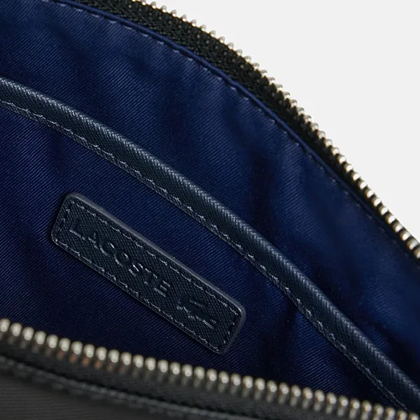 Túi Cầm Tay Nam Lacoste Zip-Closure Pouch With Wrist Strap NH5082 - 000 Màu Đen