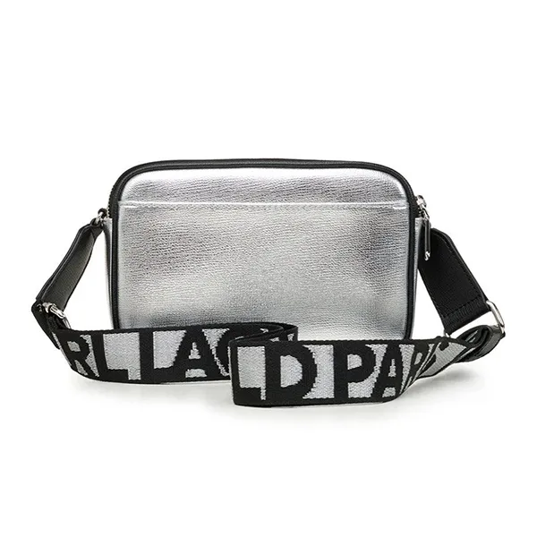 Túi Đeo Chéo Karl Lagerfeld Cat Camera Bag Màu Bạc Đen