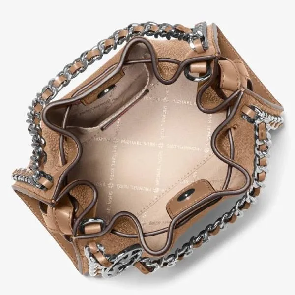 Túi Đeo Chéo Nữ Michael Kors MK Mina Small Chain Convertible Crossbody Bag 35F5S4MC1V Màu Nâu
