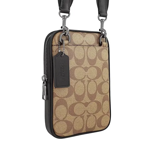 Túi Đeo Chéo Nam Coach Aden Crossbody Bag CO912 Màu Nâu
