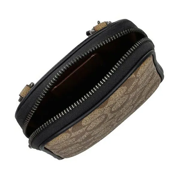Túi Đeo Chéo Nam Coach Aden Crossbody Bag CO912 Màu Nâu