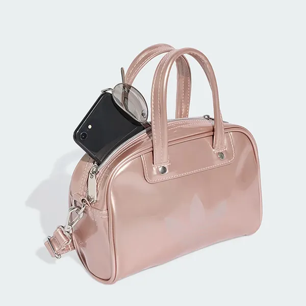 Túi Đeo Chéo Nữ Adidas Adicolor Mini Bowling Bag KQ9065 Màu Hồng Nude