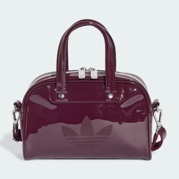 Túi Đeo Chéo Nữ Adidas Bowling Mini Adicolor KQ9066 Màu Đỏ Tía