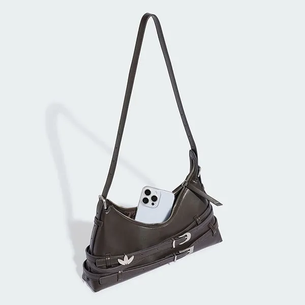 Túi Đeo Chéo Nữ Adidas Originals Shoulder Bag With Strap KX0564 Màu Nâu Đậm