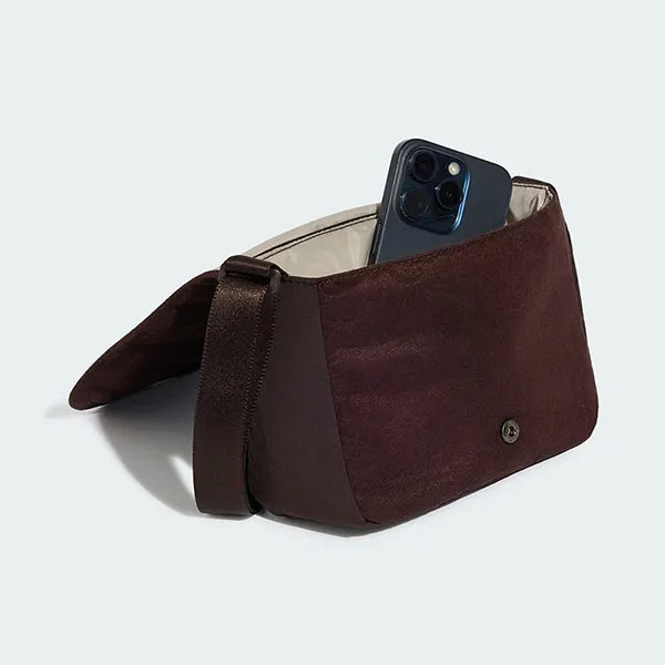 Túi Đeo Chéo Adidas Soft Lux Crossbody Bag Aurora Coffee KU9679 Màu Nâu Cafe