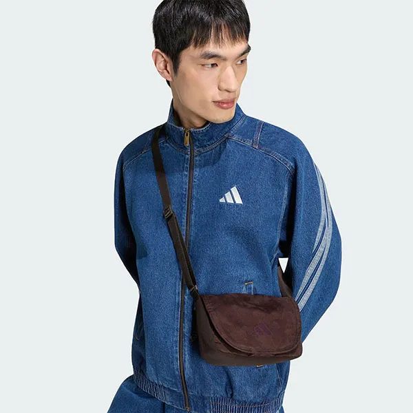 Túi Đeo Chéo Adidas Soft Lux Crossbody Bag Aurora Coffee KU9679 Màu Nâu Cafe