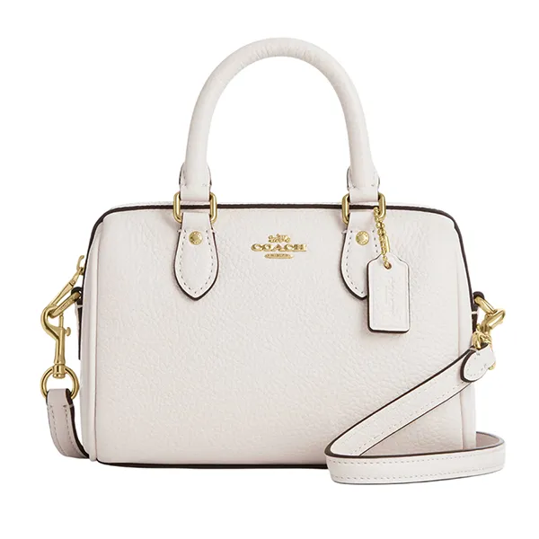 Túi Đeo Chéo Nữ Coach Mini Rowan Crossbody Bag CW328 Màu Trắng