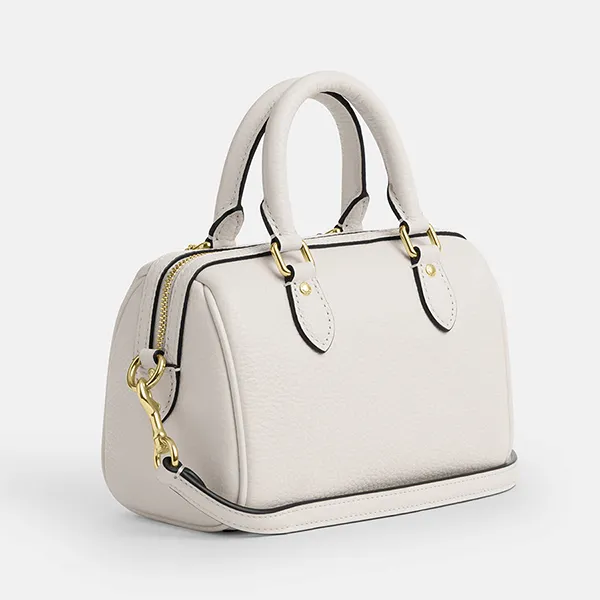 Túi Đeo Chéo Nữ Coach Mini Rowan Crossbody Bag CW328 Màu Trắng