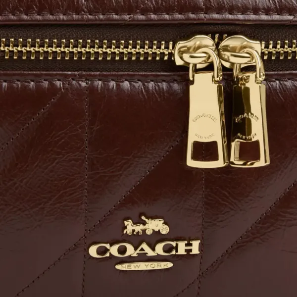 Túi Đeo Chéo Nữ Coach Rayner Crossbody Bag 18 With Quilting CEO22 IMPL Màu Nâu Gỗ