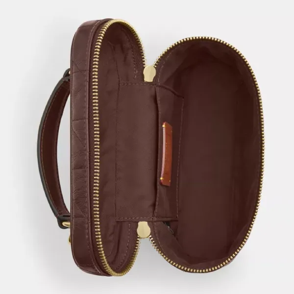 Túi Đeo Chéo Nữ Coach Rayner Crossbody Bag 18 With Quilting CEO22 IMPL Màu Nâu Gỗ