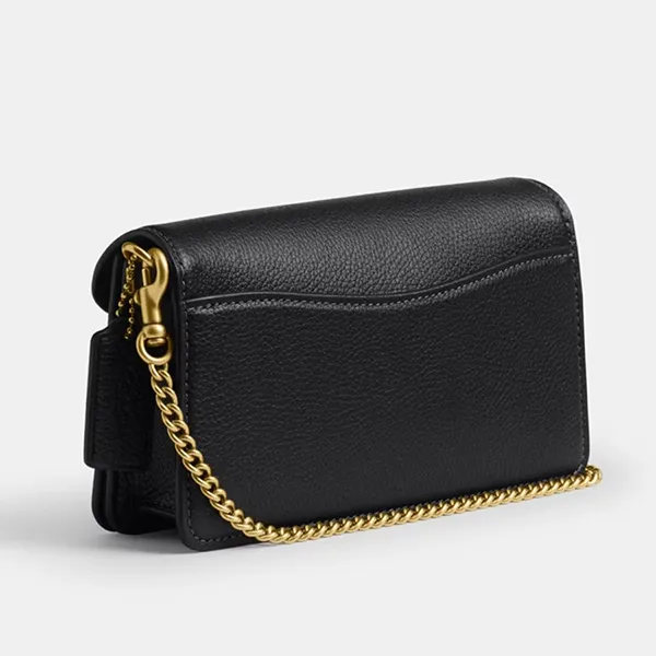 Túi Đeo Chéo Nữ Coach Tabby Chain Crossbody Bag 19 CBF14 Black Màu Đen