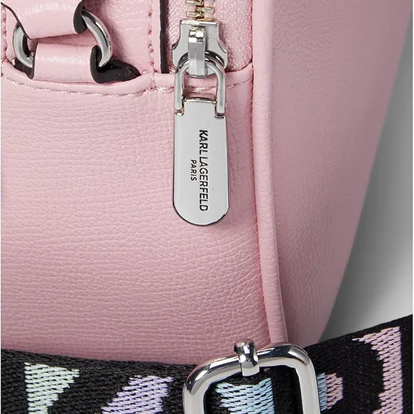 Túi Đeo Chéo Nữ Karl Lagerfeld Paris Maybelle Bandolera Màu Hồng