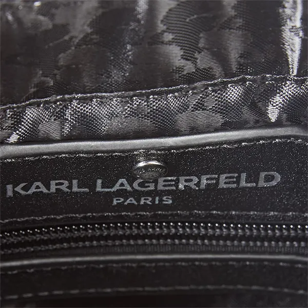 Túi Đeo Chéo Nữ Karl Lagerfeld Women's Maybelle Satchel Shoulder Bag Màu Đen