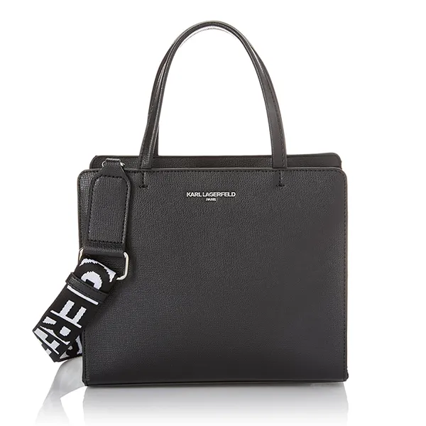 Túi Đeo Chéo Nữ Karl Lagerfeld Women's Maybelle Satchel Shoulder Bag Màu Đen