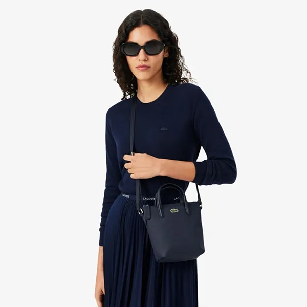Túi Đeo Chéo Nữ Lacoste L.12.12 Extra-Small Mini Crossbody Bag NF2609P - 141 Màu Navy