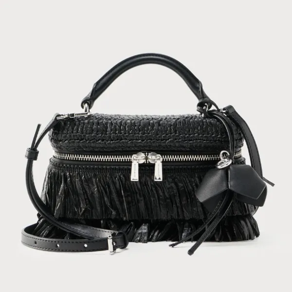 Túi Đeo Chéo Nữ Michael Kors MK Jana Extra Small Top Handle Crossbody 32S6SQ1C0W Màu Đen
