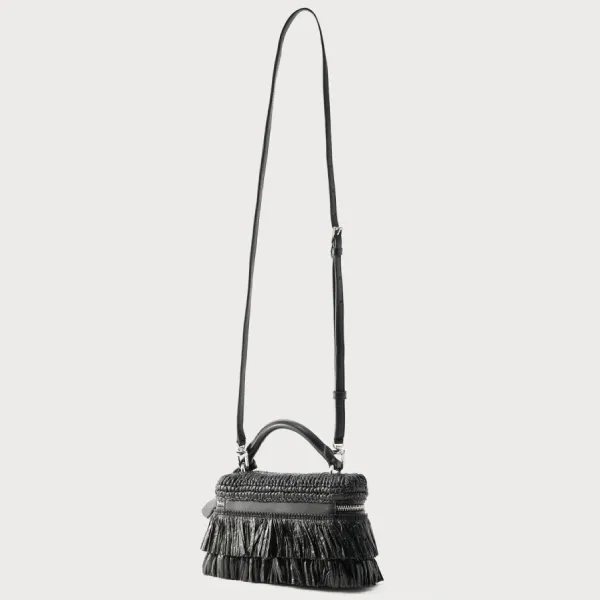 Túi Đeo Chéo Nữ Michael Kors MK Jana Extra Small Top Handle Crossbody 32S6SQ1C0W Màu Đen