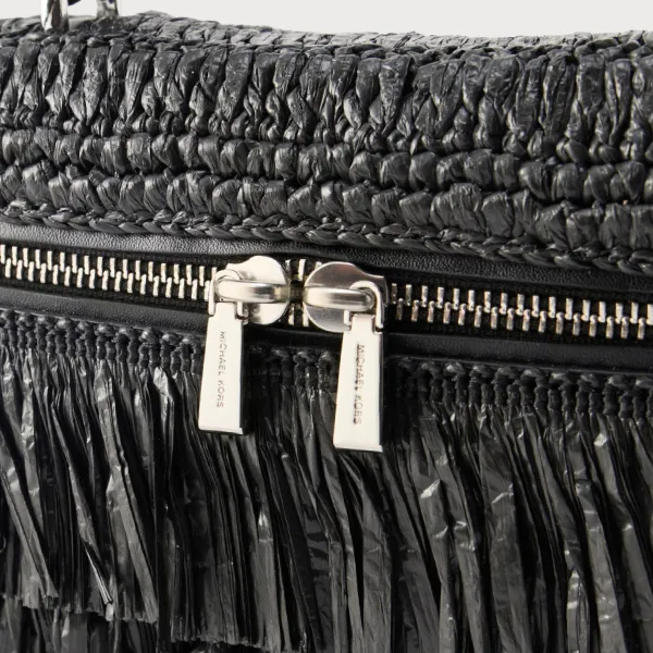 Túi Đeo Chéo Nữ Michael Kors MK Jana Extra Small Top Handle Crossbody 32S6SQ1C0W Màu Đen