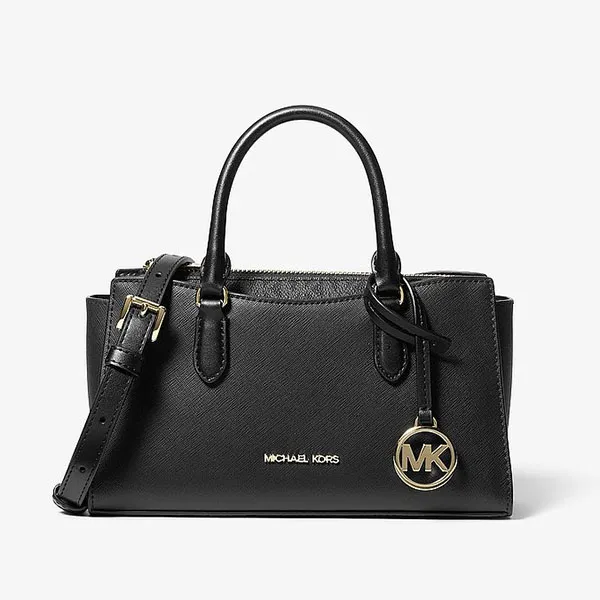 Túi Đeo Chéo Nữ Michael Kors MK Outlet Arden Small Messenger Bag 35F5G4XM1L Màu Đen