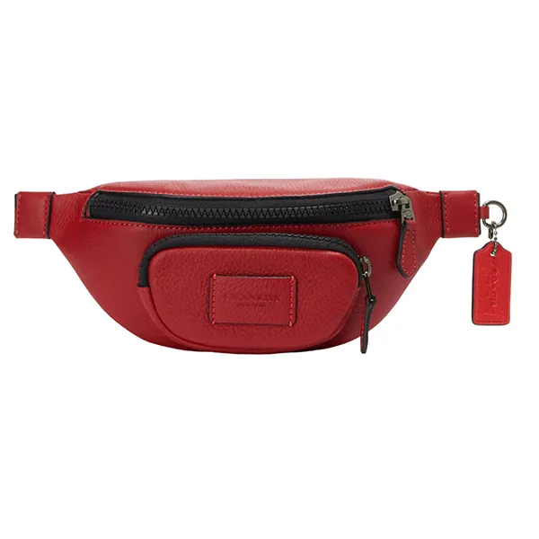 Túi Đeo Hông Coach Small Sprint Belt Bag 24 Leather Pick Color CE650 Màu Đỏ