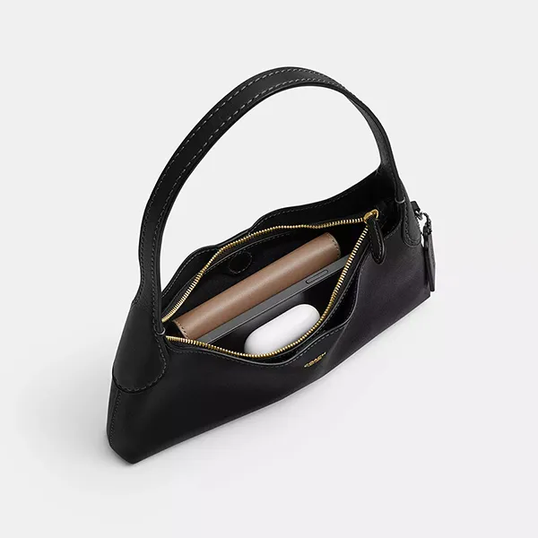 Túi Đeo Vai Nữ Coach Brooklyn Shoulder Bag 26 CFT34 Màu Đen