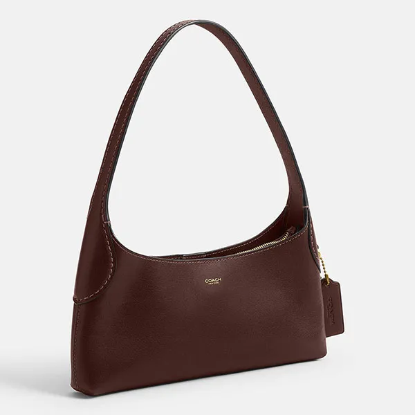 Túi Đeo Vai Nữ Coach Brooklyn Shoulder Bag 26 Màu Nâu Đậm