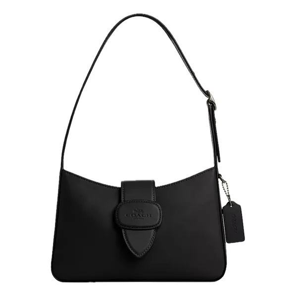 Túi Đeo Vai Nữ Coach Eliza Shoulder Bag With Zipper Closure CAA92 Màu Đen