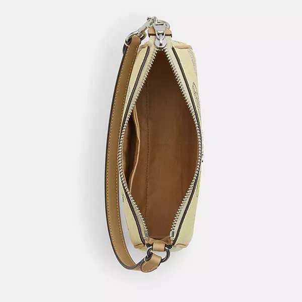 Túi Đeo Vai Nữ Coach Teri Mini Crossbody Bag With Lemon Print CAL21 Màu Vàng Be