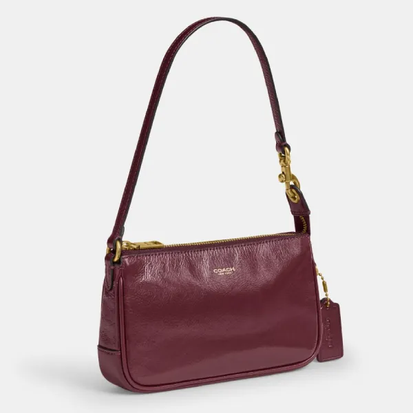 Túi Đeo Vai Nữ Coach Plaza Bag 18 Shoulder Bag CFT26 Màu Đỏ Đô