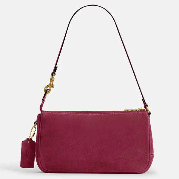 Túi Đeo Vai Nữ Coach Plaza Bag CER64 Màu Hồng Đậm
