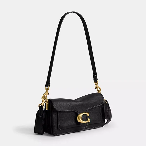 Túi Đeo Vai Nữ Coach Soft Tabby Shoulder Bag 20 Màu Đen