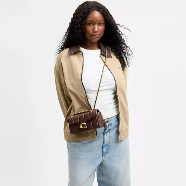 Túi Đeo Vai Nữ Coach Tabby Shoulder Bag 20 'Maple' CP149 B4MPL Màu Nâu