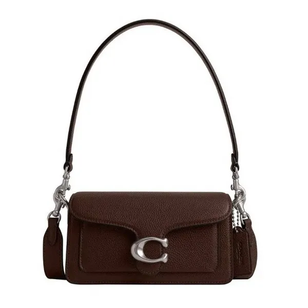 Túi Đeo Vai Nữ Coach Tabby Shoulder Bag 20 Màu Nâu Đậm